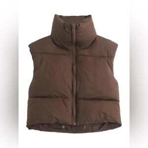 Arshiner brown girls puffer vest 11/12 year old